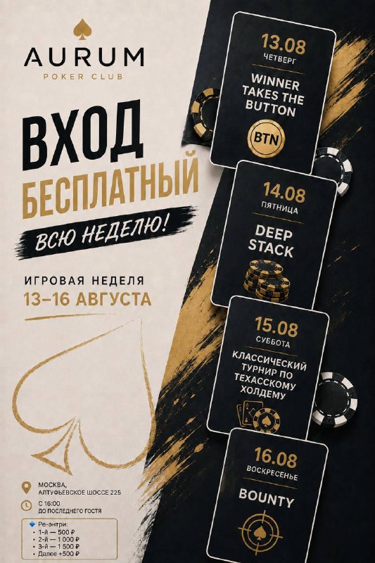 Классический турнир по Техасскому холдему